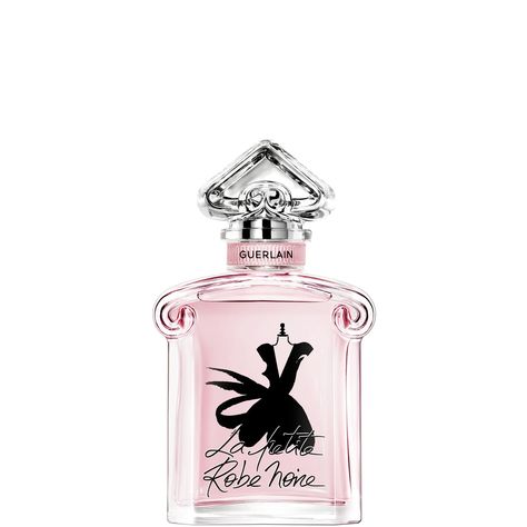 In La Petite Robe Noire’s perfume wardrobe, I am the Cocktail Dress. A perfumed creation by Guerlain: an Eau de Toilette swirling fresh and floral, embroidered with citrus and white musks notes. The legendary "heart-shaped" bottle has been boldly reinterpreted with a modern touch. Its crystalline transparency, tinged with a delicate, powdery pink, reveals a sophisticated strapless dress, ready to dance! I am absolutely essential and utterly irresistible. I am the chic and very glamorous perfumed creation by Guerlain. I am La Petite Robe Noire. Perfume Wardrobe, Cherry Apple, Green Notes, Shea Butter Body Shop, Afro Textured Hair, Grande Cosmetics, Makeup Sale, First Aid Beauty, Three Words