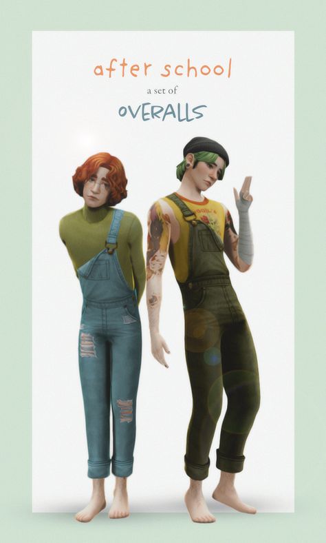 Sims 4 Cc Maxis Match Overalls, Sims4 Overalls, Ts4 School Cc, Sims 4 Cc Overalls, Sims Eyeliner, Sims 4 Male Clothes, Sims 4 Cheats, Sims 5, Sims 4 Mm Cc