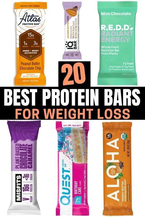 The 20 Best Protein Bars For Weight Loss | High Protein & Low Sugar Healthiest Protein Bars, Best Protein Bars For Women, Low Calorie Protein Bars, Low Sugar Protein Bars, Paleo Protein Bars, Quest Protein Bars, Eating Protein, Keto Protein Bars, Low Carb Protein Bars