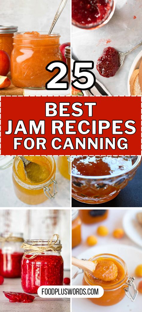 How To Make Preserves Jam Recipes, Plum Jam Canning Recipe, Canning Jam Recipes Fruit, Tomato Jam Recipe Easy, Mixed Fruit Jam Recipe, Jams Jellies And Preserves, Jam Recipes For Canning, Homemade Jam Recipes, Rhubarb Freezer Jam