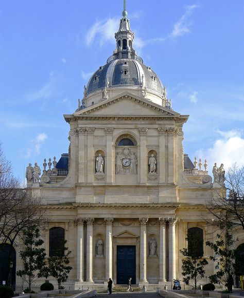 Latin Quarter Paris, Sorbonne University, European Palace, Paris Rooftops, Paris Vibes, Latin Quarter, Neoclassical Architecture, Louis Xiv, Most Beautiful Cities