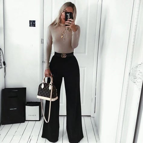 Elegantes Business Outfit, Fashionable Work Outfit, Chique Outfits, Modieuze Outfits, Elegantes Outfit, Casual Work Outfits, Looks Chic, Mode Inspo, Work Outfits Women