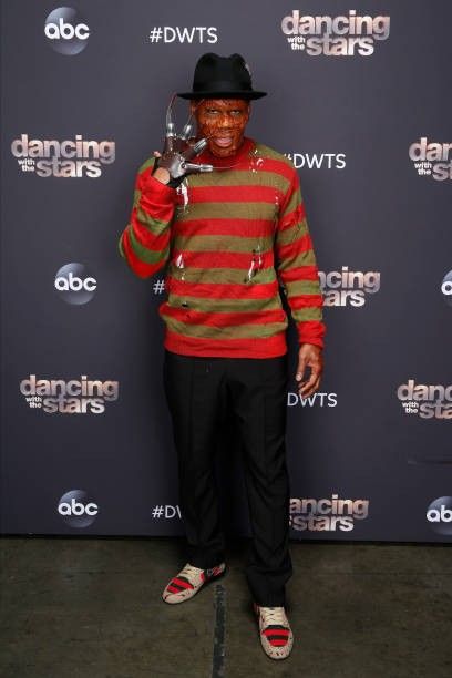 Dancing With The Stars Season 29 Fall 2020 Nelly Week 7 Freddy Krueger Costume, Halloween Villain, Best Costumes, Best Celebrity Halloween Costumes, Kaitlyn Bristowe, Celebrity Halloween, Boo Thang, Skai Jackson, Bride Of Chucky