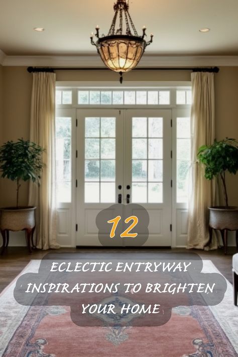 I'm excited to share 12 eclectic entryway inspirations that bring warmth and character to any home. From beautiful light fixtures to inviting plants, these ideas create a perfect first impression. Explore how these design elements can add charm and brightness to your entrance, making it a welcoming space for everyone. Update Entryway, Large Entryway Ideas Foyers, Large Entryway Ideas, Entryway Inspirations, Modern Victorian Bedroom Ideas, Modern Victorian Bedroom, Entryway Paint Colors, Eclectic Entryway, Mid Century Modern Entryway