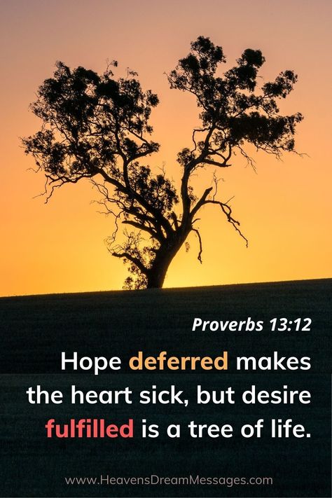 How dreams - and messages from God in the bible - can both be interpreted at different levels - with examples.Bible quote | Proverbs 13:12 | Hope deferred makes the heart sick Hope Deferred Makes The Heart Sick, Hope Deferred, Messages From God, Biblical Dream Interpretation, Proverbs 13, Bible Passages, Dream Interpretation, Bible Quote, Bible Prophecy