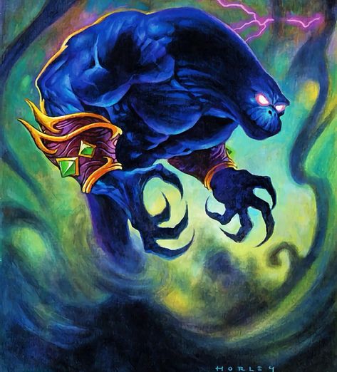 Voidwalker from Hearthstone. #hearthstone #blizzard #worldofwarcraft #warcraftz Void Art, Hearthstone Artwork, Vikings Travis Fimmel, Warcraft Art, Lotr Art, Japanese Tattoo Art, Magical Art, Fantasy Paintings, Wow Art