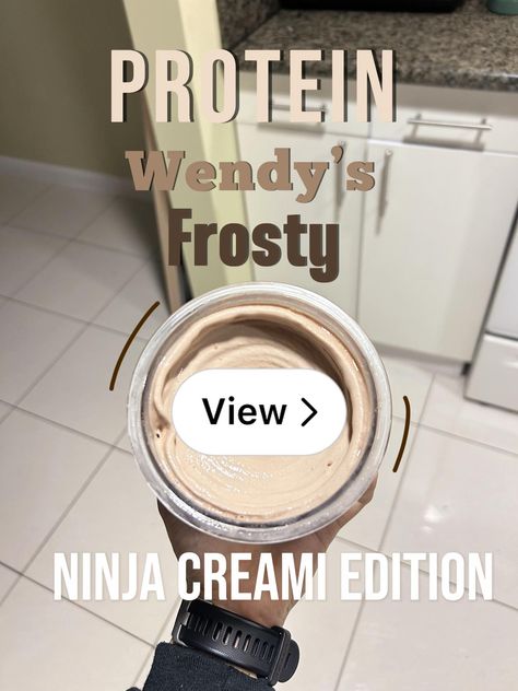 Lemon8 · Protein Wendy’s Frosty!! 🤍🤎 · @mya lina Wendys Frosty, Ninja Creami, Looks Yummy, Healthy Sweets, Diet