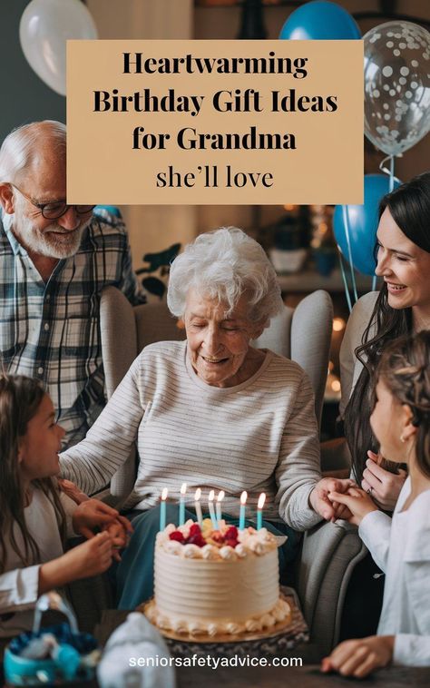 Looking for the perfect birthday gift for Grandma? This guide is filled with thoughtful and creative ideas to show your love and make her day extra special. From practical items to sentimental keepsakes, find something she'll truly cherish. Birthday Gift For Grandma From Grandkids, Birthday Ideas For Grandma, Birthday Gift Ideas For Grandma, Birthday For Grandma, Gifts For Grandmother, Senior Caregiver, Birthday Gift For Grandma, Grandma Birthday Gift, Gifts For Elderly