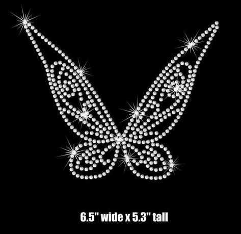 Tinkerbell Wings, Crystal Hoodie, Rhinestone Outfit, Rhinestone Designs Pattern, Bling Phone Cases, 2000s Fashion Trends, Bling Crafts, Bling Shirts, Beads Craft Jewelry