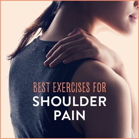 Shoulder pain can be both irritating and very disruptive to your every-day life. If you have ever injured or hurt your shoulder you know what I’m talking about. Lifting grocery bags, carrying a purse or even just trying to open a door can be impossible. In addition, some shoulder pain can be severe enough to … Exercises For Shoulder Pain, Shoulder Rehab Exercises, Shoulder Pain Exercises, Sciatic Nerve Pain Relief, Shoulder Rehab, Sciatica Stretches, Best Shoulder Workout, Body Pain Relief, Sciatica Exercises