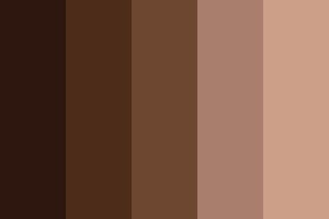 Browns Brown Hair Color Palette, Brown Shades Palette, Brown Color Pallete Aesthetic, Brown Colour Palette Aesthetic, Brown Pallete Color Aesthetic, Brown Pantone Palette, Korean Wedding Hair, Brown Hair Trends, Fancy Braids