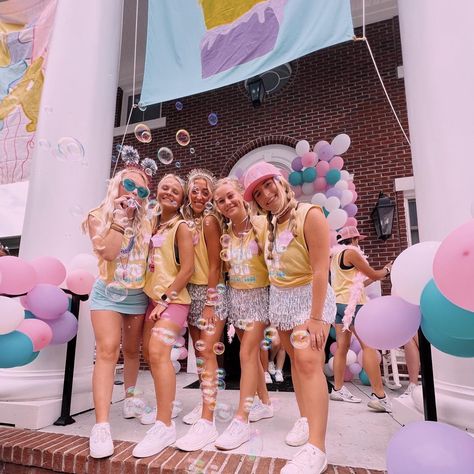 Delta zeta at the university of south carolina bidday 2022- party like its your bidday 🎂🍭🍰🍦 Party Like It’s Your Bid Day, Party Like Its Your Bid Day, Birthday Bid Day Theme, Birthday Bid Day, Recruitment Ideas, Tri Sigma, Bid Day Themes, University Of South Carolina, Delta Zeta