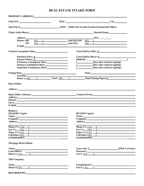 Real Estate Intake Form - How to create a Real Estate Intake Form? Download this Real Estate Intake Form template now! Real Estate Exam, Real Estate Forms, Intake Form, Hack Facebook, Real Estate Management, Real Estate Buyers, Real Estate Templates, Form Template, Hifi Audio