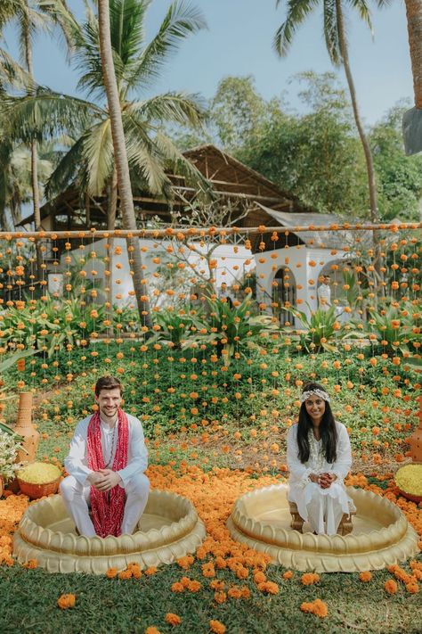 Photo of Couple Haldi decor ideas Haldi Decor Ideas, Photo Of Bride, Haldi Decor, Cocktail Wedding Reception, Wedding Photoshoot Poses, Bridal Mehendi Designs, Dslr Background, Lehenga Wedding, Bridal Lehenga Red