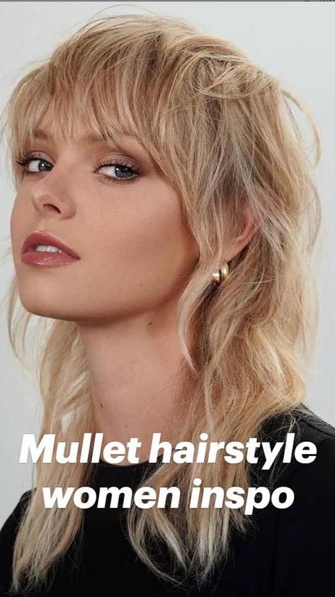 Female Mullet Round Face, Ladies Mullet Hairstyles, Elvish Shaggy Mullet, Straight Mullet Hairstyle Women, Long Mullet Straight Hair, Female Mullet Long, Femme Mullet, Girl Mullet Long, Unique Haircuts For Women