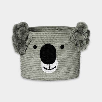 Neat Organization, Koala Party, Coiled Rope Basket, Baby Laundry Basket, Koala Nursery, Decorative Storage Bins, Diaper Organization, Coiled Rope, Decorative Storage Baskets