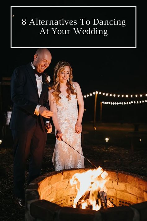 Fire Pits At Weddings, Bonfire At Wedding Reception, Bonfire Wedding Ceremony, Fire Pit Wedding Reception, Bonfire Reception Ideas, Wedding Without Reception, Beach Bonfire Wedding Reception, Bonfire Wedding Ideas, Campfire Wedding Ideas