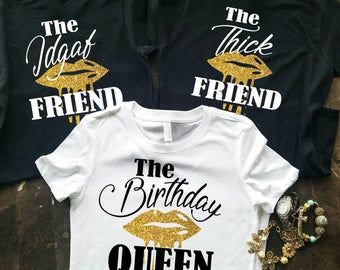 Quinnetra Caldwell on Etsy Bday Shirts, Birthday Group Shirts, 30th Birthday Ideas For Women, Bday Shirt, Birthday Party Shirts, Birthday Squad Shirts, Dripping Lips, 40th Birthday Shirts, 50th Birthday Shirts