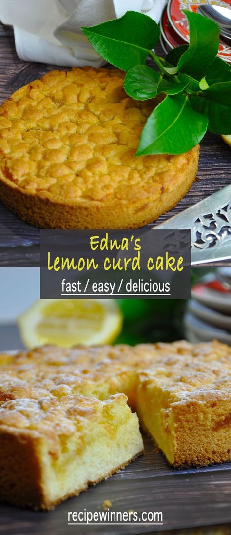 Curd Cake, Lemon Curd Cake, Easy Lemon Curd, Lemon Curd Recipe, Lemon Cake Recipe, Lemon Dessert Recipes, Curd Recipe, Sweet Lemon, Lemon Desserts