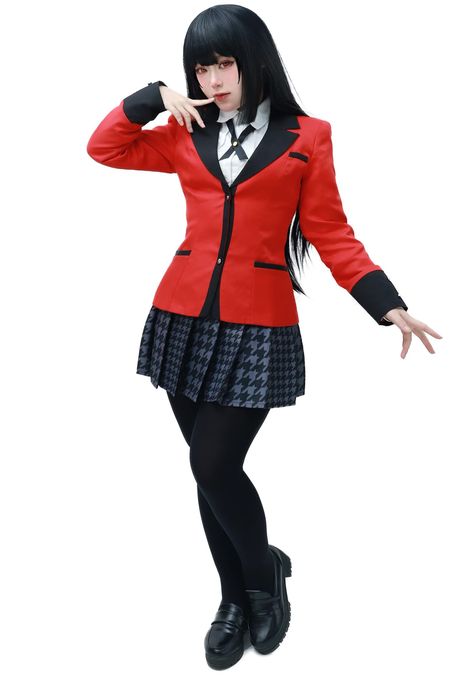 PRICES MAY VARY. PACKAGE INCLUDE: cosplay Jacket, white shirt, plaid skirt, necktie. MATERIAL: polyester, smooth and skin friendly. FUNCTION: uniform for anime fans group cosplay, comic con. Also great for daily wear. DESIGN: Women's red anime cosplay uniform with many buttons and decorations, hand washing is recommended. OCCASION: Great for cosplay, comic con, dressing up or daily wear. PACKAGE INCLUDE: anime Jacket, shirt, skirt, necktie. MATERIAL: polyester. FUNCTION: anime costume for group