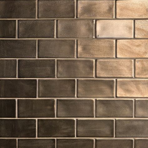 Nabi Toasted Maple 3x6 Ceramic Tile Tiles Backsplash, Handcrafted Tile, Polish Ceramics, Splashback Tiles, Ceramic Subway Tile, Ivy Hill Tile, Modern Tiles, Metallic Copper, Tile Work