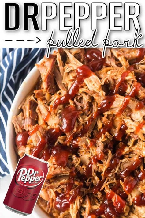 EASY DR PEPPER PULLED PORK Recipe Pulled Pork, Pressure Cooker Pulled Pork, Healthy Weekly Meal Plan, Crock Pot Pulled Pork Recipe, Meal Plan Week, Pressure Cooker Recipe, Crockpot Pulled Pork, Pulled Pork Recipes, Crockpot Pork