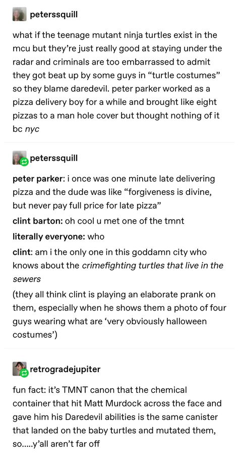 Tmnt Tumblr, Mcu Tumblr, Daredevil Tumblr, Marvel Tumblr Posts, Mcu Headcanon, Avengers Tumblr, Wallpaper Avengers, Marvel Tumblr, Marvel Headcanon