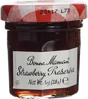 Bonne Maman Strawberry Preserve Mini Jars - 1 Oz X 60  #jams  #fruitjams Strawberry Preserve, Traditional French Recipes, Peach Preserves, Fairy Tea Parties, Strawberry Preserves, Raspberry Preserves, Tastefully Simple, Unique Party Favors, Mini Jars