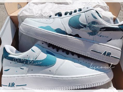 ATEEZ’S Halazia Inspired Custom Shoes Ateez Shoes, Ateez Outfits, Ateez Halazia, Nike Air Forces, Angelus Paint, Ateez Fanart, Air Force One Shoes, Af1 Shoes, Custom Af1