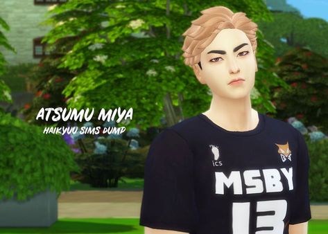 sims 4 haikyuu townie dump Sims 4 Haikyuu Cc, Cc Sims4, Sims 4 Anime, Makeup Cc, Miya Atsumu, Download Hair, Male Hair, Sims House Plans, Sims Hair