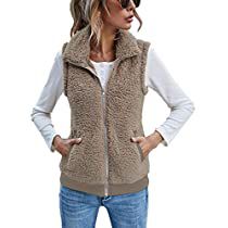 Check this out on Amazon Womens Boxer Shorts, Sherpa Vest, Winter Vest, Jacket With Pockets, Casual Vest, Fleece Vest, Cardigan Sweaters For Women, Womens Fleece, Sleeveless Vest