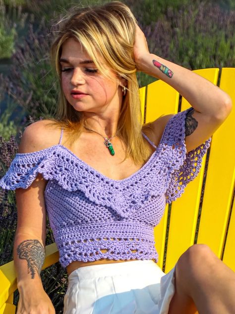 Crochet crop top pattern