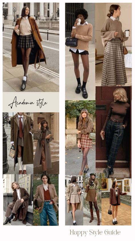 Dark Academia Woman Outfit, Dark Academia Autumn Outfit, Cozy Dark Academia Outfits, Preppy Academia Outfits, Dark Academia Style Women, Academia Style Outfit, Dark Academia Winter Outfit, Urban Academia, Dark Academia Style Guide