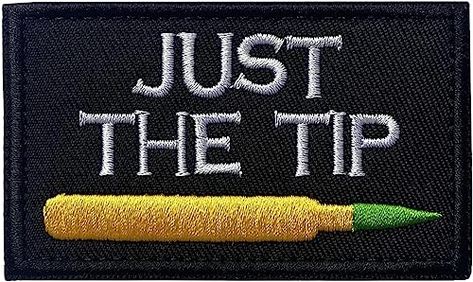 Just The Tip Tactical Morale Iron-On Patch, Sewing Tactical Embroidered Applique for Clothes Bag Hats Morale Patch Funny, Morale Patch Military, This Is Fine Dog, Patch Sewing, Military Patches, Dog Patch, Tactical Patches, Velcro Patches, Military Patch