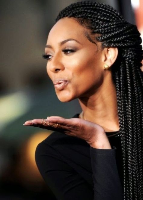 Bob Box Braids Styles, Faux Loc, Keri Hilson, Blonde Box Braids, African American Braids, Short Box Braids, American Hairstyles, Long Box Braids, Micro Braids