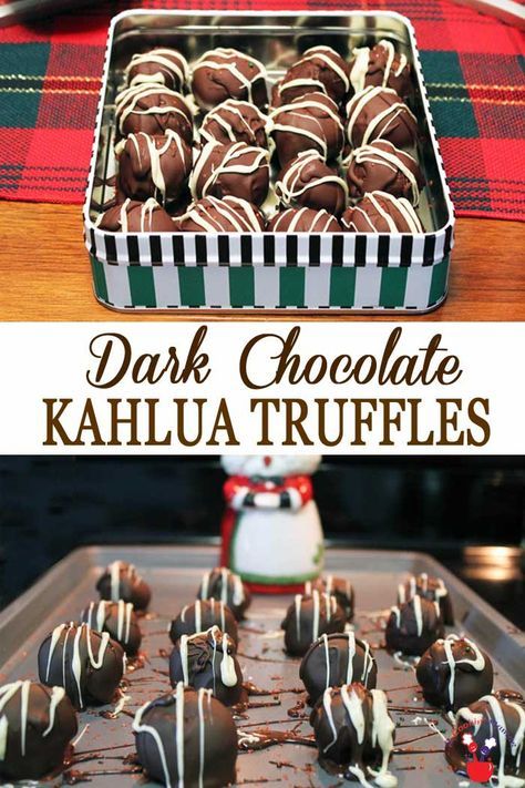 Alcoholic Truffles, Kahlua Truffles, Truffle Recipes, Truffles Chocolate, Homemade Truffles, Dessert Truffles, Baker By Nature, Alcoholic Desserts, Peanut Butter Cup Cookies