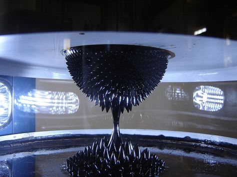 ferrofluid Ferro Fluid, Interactive Exhibit, V60 Coffee, Magnets, Pool, Sculpture, Magazine, Glass, Quick Saves