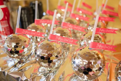 My Iconic Baby Shower +The Best Baby Shower Theme Ideas + Free Printable | Sideline Socialite Disco Ball Baby Shower Ideas, Disco Baby Shower Theme, Disco Baby Shower Ideas, Taylor Swift Baby Shower Theme, Baby Shower Theme Ideas, Girl Shower Themes, Dance Themes, Disco Theme, Tea Party Theme