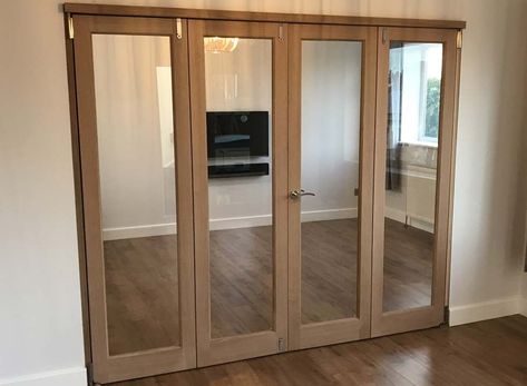 Living Room Double Doors, Bi Fold Doors Internal, Internal Bifold Doors, Wooden Bifold Doors, Bifolding Doors, Internal Folding Doors, Internal Double Doors, Office Doors, Metal Room Divider