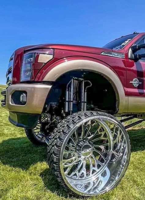 Big Diesel Trucks, Big Jacked Up Trucks, Truck Rims And Tires, Gmc Duramax Diesel Lifted, Hauling Trailers, Custom Ford Trucks, Ford Excursion Diesel, F350 Dually Flatbed, Fords 150