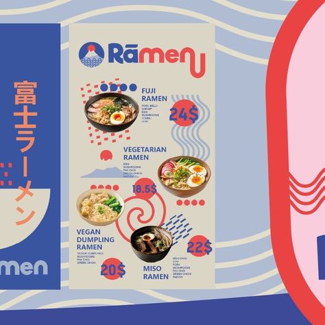 Throwback to this project from 2022 that is still one of my favourites! It was so fun to do! 😍 Let me know if you were around when I first posted it! 👇 #restaurantbranding #menudesign #businesscarddesign #boxdesign #packagedesign #patterndesign #ramenbrand #brandidentity #japan #visualidentity #japaninspiration #japanesestyle #traditionalbrand #us #smallbusinessowner Japan Menu Design, Japanese Restaurant Menu, Restaurant Branding, Japanese Restaurant, Menu Restaurant, Menu Design, Brand Designer, Box Design, Visual Identity