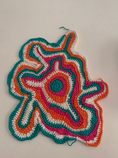 Crochet Freeform Pattern, Freehand Crochet, Random Crochet, Crochet Motives, 2024 Crochet, Abstract Tapestry, Scrap Yarn Crochet, Crochet 101, Crochet Stitches Guide