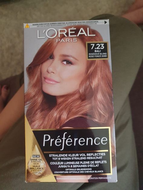 Loreal 7, Boxed Hair Color, Rose Gold Hair Brunette, Rose Gold Hair Dye, Loreal Hair Color, Kim Hair, Loreal Hair, Fall Blonde Hair, Hair Styels