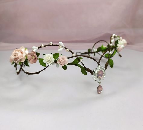 Elf Fashion, Fairy Tiara, Elven Style, Elf Tiara, Elven Circlet, Elven Fairy, Elf Crown, Elven Crown, Fairy Wings Costume