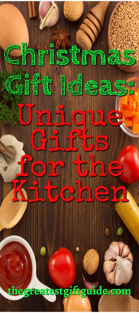 Looking for a great Christmas gift for a cook in your life? Our gift guide is full of unique kitchen gifts perfect for this Christmas! #christmasgifts #kitchenchristmasgifts #Christmasgiftguide Kitchen Gifts For Christmas, Alternative Christmas Gifts, Kitchen Gifts Ideas, Gift Ideas For Foodies, Diy Kitchen Gifts, Interesting Christmas Gifts, Foodie Gift Ideas, Christmas Gadgets, Kitchen Gift Ideas