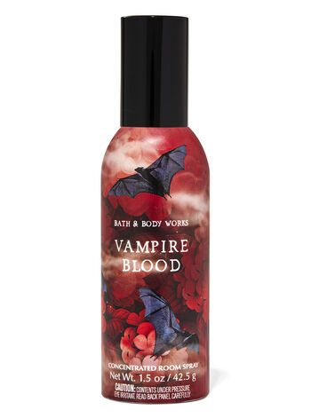 Vampire Blood Concentrated Room Spray | Bath & Body Works Room Air Freshener, Princess Perfume, Car Spray, Vampire Blood, Bath & Body Works, Pumpkin Scent, Scented Lotion, Bath And Body Works Perfume, Room Sprays