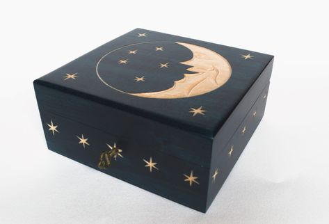 Wooden Box Diy, Jewelry Box Storage, Hand Painted Wooden Box, Mens Jewelry Box, Small Storage Boxes, Painted Wooden Boxes, Painted Jewelry Boxes, Jewerly Boxes, Small Wooden Boxes