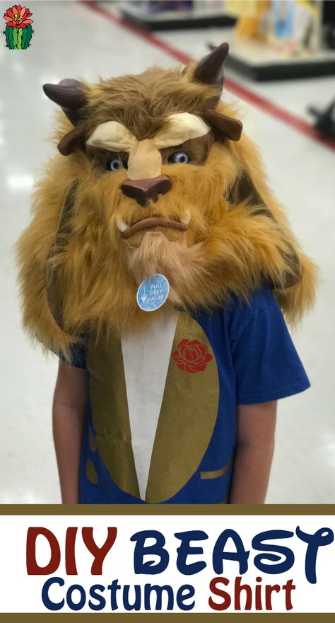 Homemade Beauty And The Beast Costume, Beauty And The Beast Family Costume Diy, Diy Beast Costume, Beast Costume Diy, Beast Costume Kids, Disney Masquerade, Chip Costume, Beauty And The Beast Diy, Disney Beast