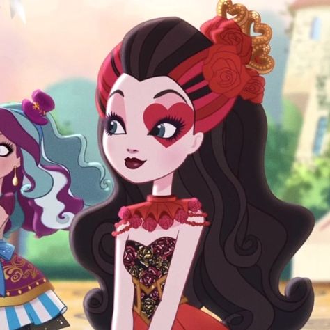 Lizzie hearts Ever After High Wonderland Characters, Lizzie Hearts Icon, Lizzie Hearts Aesthetic, Ever After High Lizzie Hearts, Lizzy Hearts, Ever After High Pfp, Eah Aesthetic, Hearts Icon, Ever After High Characters