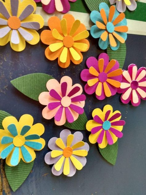 #loveflowers #dressmycarft Craft Paper, Delicate and Beautiful Thick Art 75 Simple & Easy Paper Crafts For Kids #papercraftingideas #diecuttingessentials Paper Flower Template, Paper Flowers Craft, Paper Flower Tutorial, Flower Template, Paper Flowers Diy, Paper Crafts For Kids, Paper Crafts Diy Kids, Easy Paper Crafts, Paper Cutout